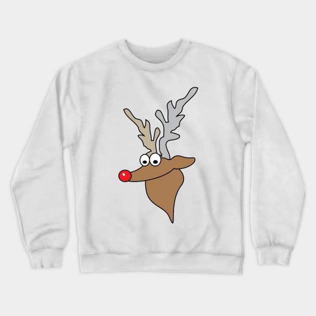 Christmas rein deer Rudolph Crewneck Sweatshirt by 4wardlabel